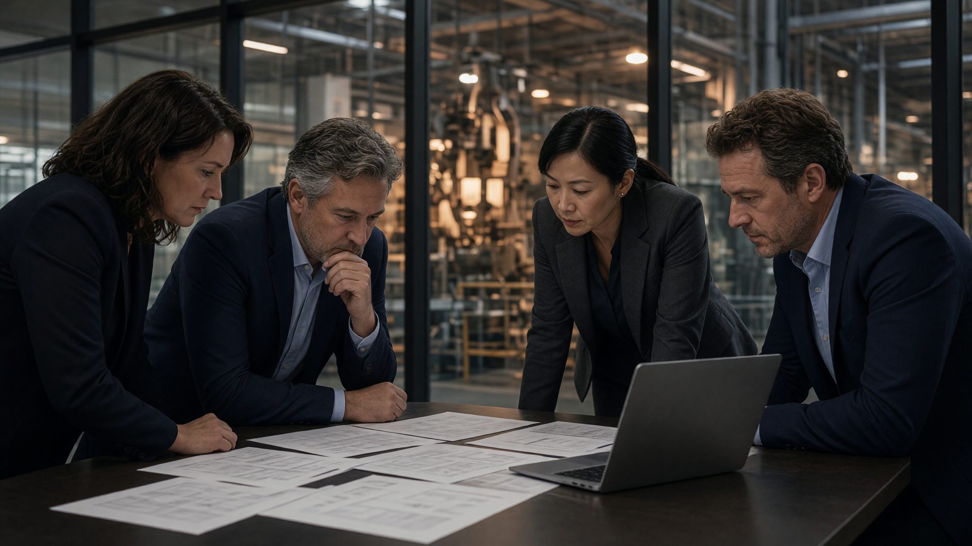Leadership weighing platforms against the business plan